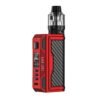 Matte Red/Carbon Fiber